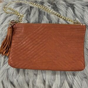 Camel shoulder / crossbody bag